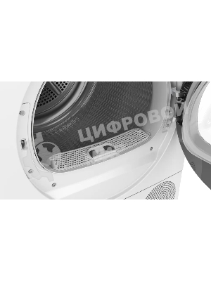 Сушильная машина Bosch Serie 6 WQK25200ME, с тепловым насосом, макс.загрузка - 10 кг, Класс энергоэфф-ти: A++, LED-дисплей с текстовой информацией. 15 автопрограмм сушки,Easy Clean with A++,габариты: 842x598x613 mm, белый