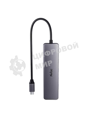 USB-концентратор Netac WF14, USB Type-C, USB/HDMI/MicroSD/SD, USB