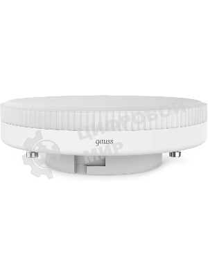 Лампа светодиодная Gauss 8Вт цок.: GX53 таблетка 220B св. свеч. бел. теп. Tablet (упак.: 10 шт)