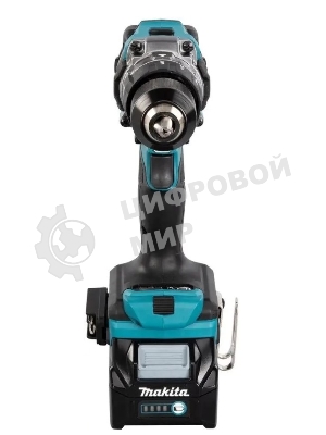 Дрель-шуруповерт Makita HP001GD201, 40 В, 2,5 Ач, 140 Нм, бесщеточный, ударный