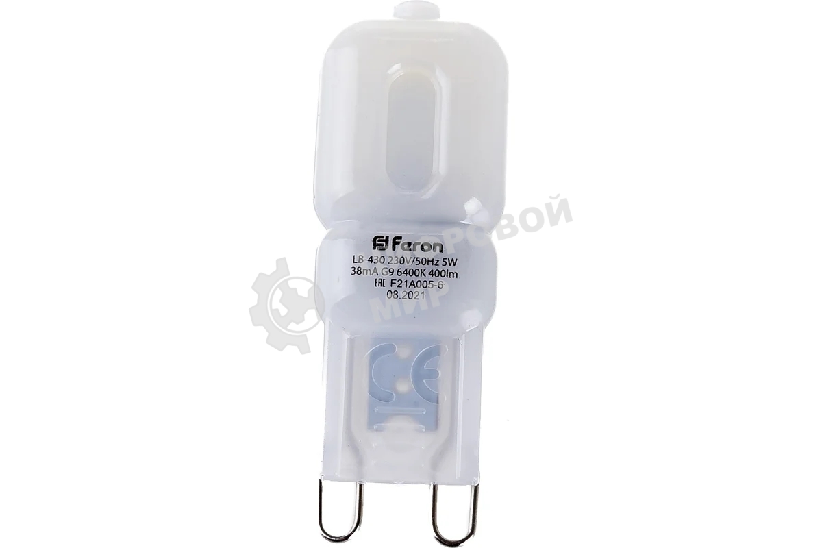 Лампа светодиодная Feron LB-430 5W 230V G9 6400K