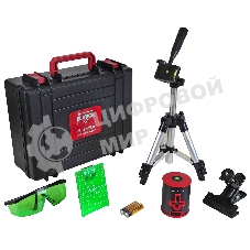 Нивелир лазерн. Elitech ЛН 2К-ЗЕЛ 2кл.лаз. 510нм цв.луч. зеленый 2луч. (201470)