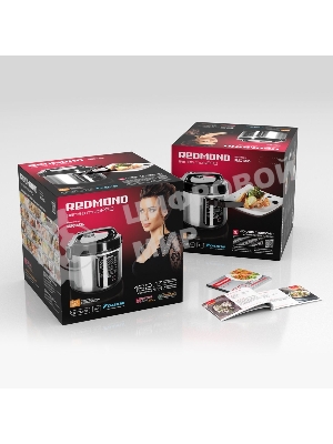 Мультиварка Redmond RMC-M36 сталь/черный