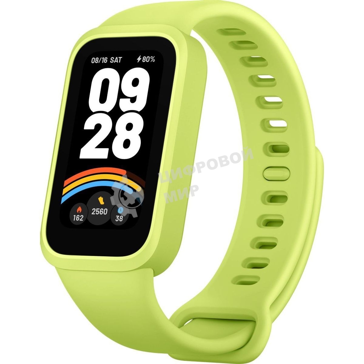 Фитнес-браслет Xiaomi Smart Band 9 Active TFT корп.:зеленый рем.:зеленый (BHR08L1GL)