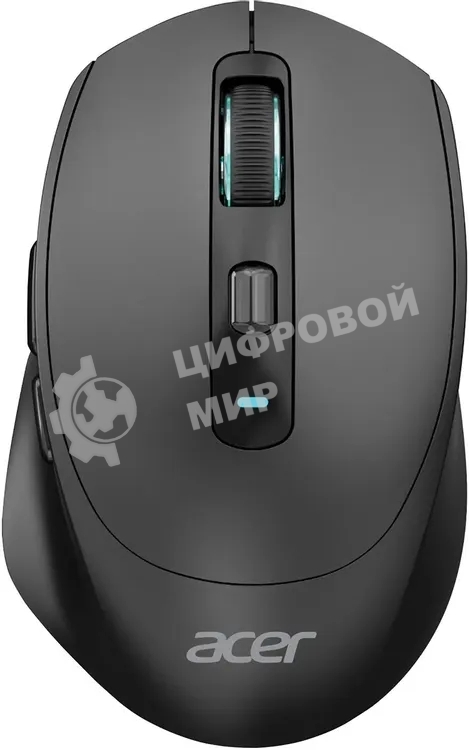 Мышь Acer OMR504 черный оптическая 3200dpi silent беспров. BT/Radio USB 4but (ZL.MCE11.01D)