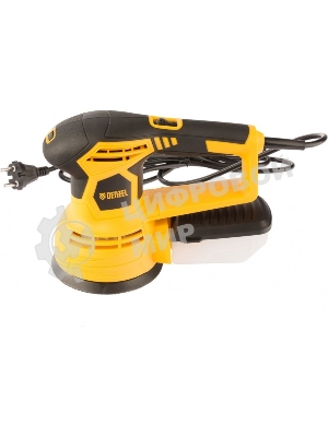Эксцентриковая шлифовальная машина Denzel OS-125, 450 Вт, 6000-12000 об/мин