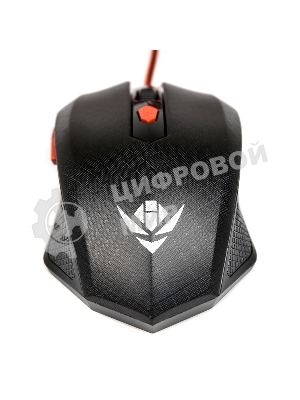 Мышь проводная Dialog Nakatomi MOG-08U черный, 2400 dpi, USB, кнопки - 6