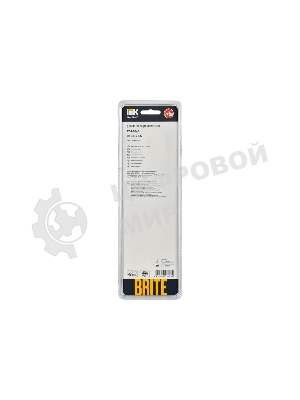 Рамка 4-местная IEK BRITE РУ-4-2-БрД (BR-M42-G-K30) стекло дымчатый