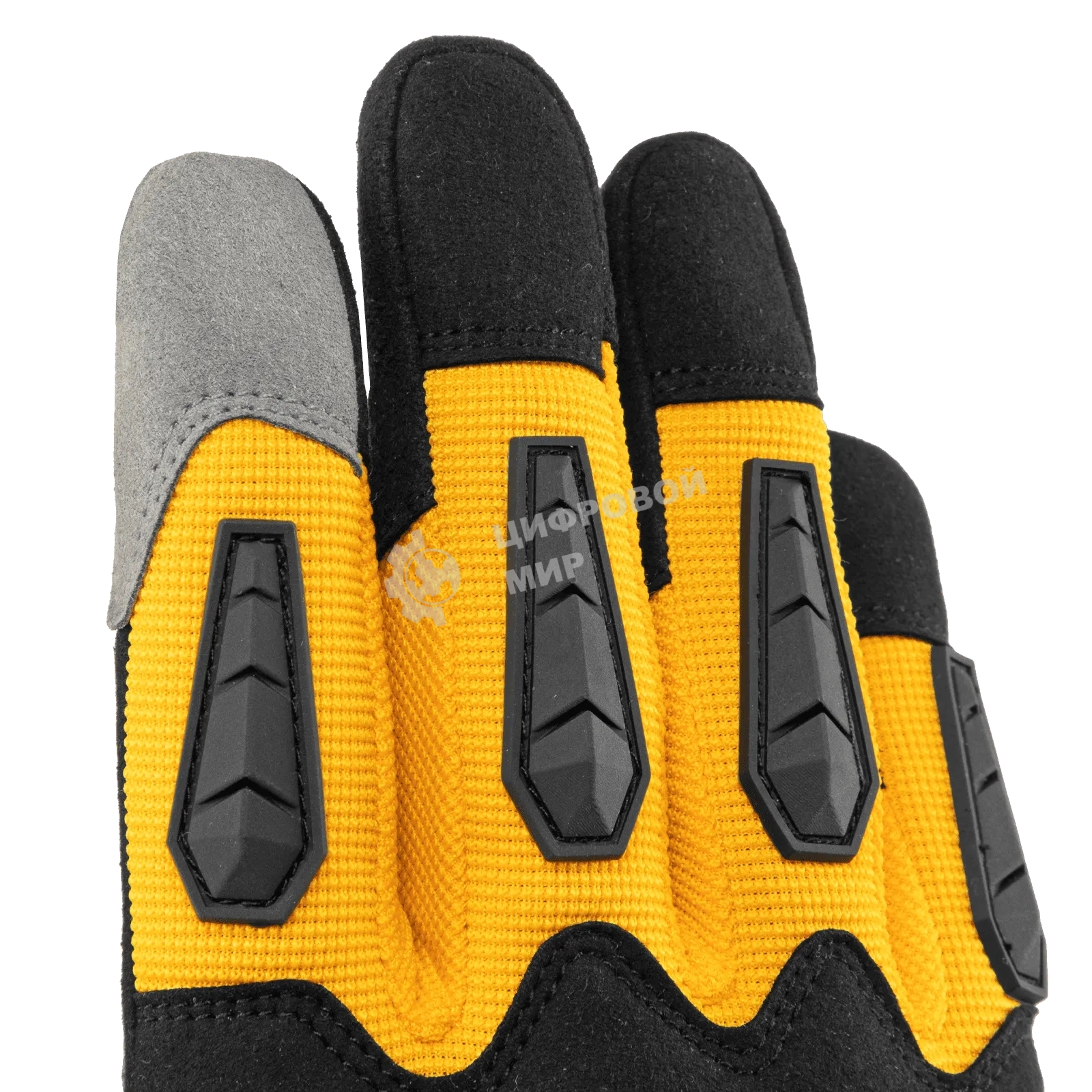 Перчатки универсальные Denzel 68002 усиленные, с защитными накладками, размер 9