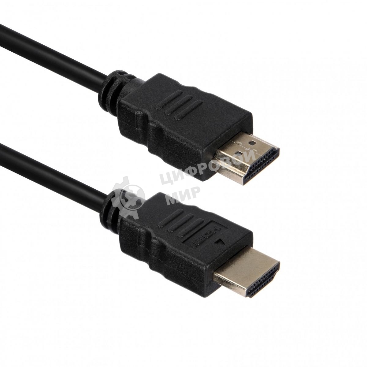 Кабель ACD-DHHM2-10M HDMI 2.0, Golden Plated,19m/19m, черный, 10м