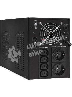Источник бесперебойного питания ExeGate EX292615RUS SpecialPro UNB-3000.LED.AVR.2SH.4C13.RJ.USB 3000VA/1800W,LED, AVR,2*Schuko+4*C13,RJ45/11,USB, металлический корпус, черный