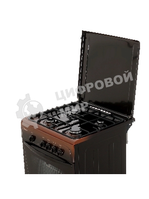Плита газовая Gefest CG 60М C7 К83 коричневый, конфорок 4 шт, духовка 63 л, 60 см x 85 см x 60 см