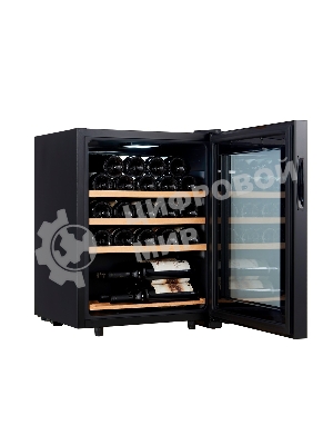 Винный шкаф Cellar Private CP023 черный, 60 л, 1 отсек, 23 бут.
