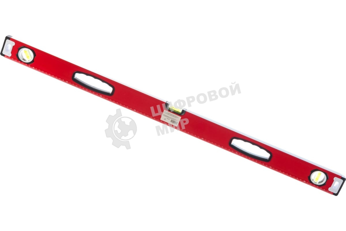 Уровень алюминиевый Matrix, фрезерованный, 3 глазка, рукоятки, 1000 мм