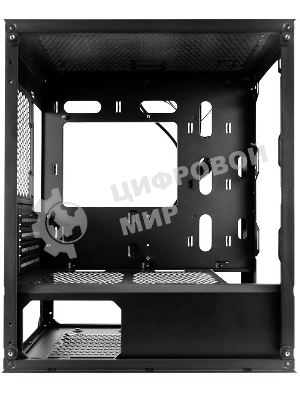 Компьютерный корпус 1STPLAYER TRILOBITE T3 черный mATX, TG 4x 120мм LED fans inc. T3-BK-4F1