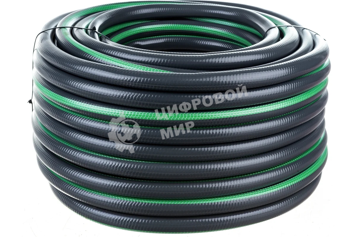 Шланг поливочный ПВХ усиленный премиум пищевой четырехслойн. армир. 3/4 50м син. Вихрь 73/7/2/12