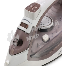 Утюг Maxwell MW-3047, 2400 Вт, белый/коричневый