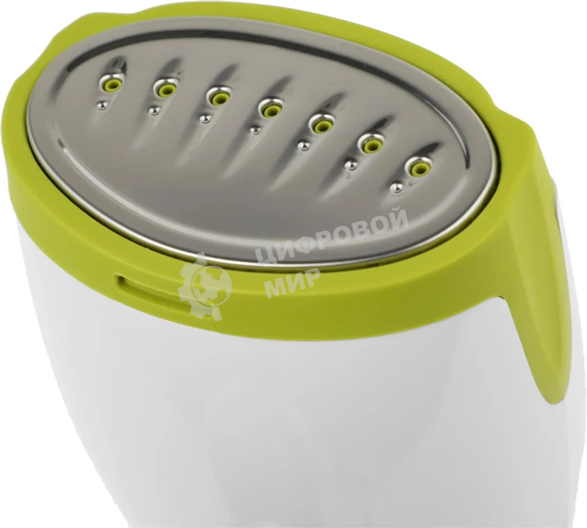 Отпариватель Kitfort КТ-9107 белый/салатовый, 1200 Вт, 18 г/мин, 0.26 л