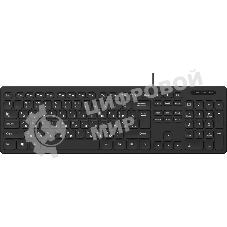 Клавиатура проводная Oklick K733, USB, черный