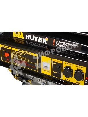Электрогенератор бензиновый Huter DY5000L, 4.5 кВт, 70 дБ, 72 кг