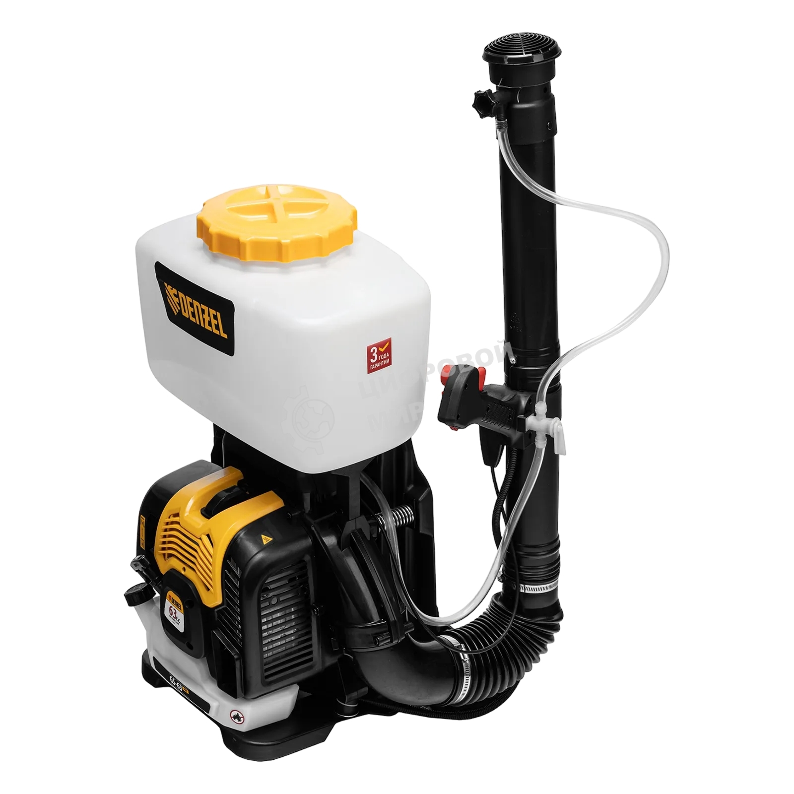 Опрыскиватель бензиновый Denzel GS-63-PRO, 63 см3, бак 25 л