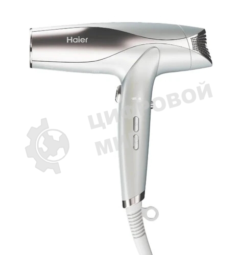 Фен Haier HHD-602 белый, 1600 Вт, ионизация