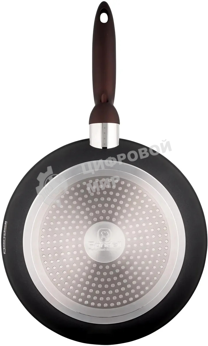 Сковорода Rondell Tierno RDA-1575, 24 см, без крышки, черный