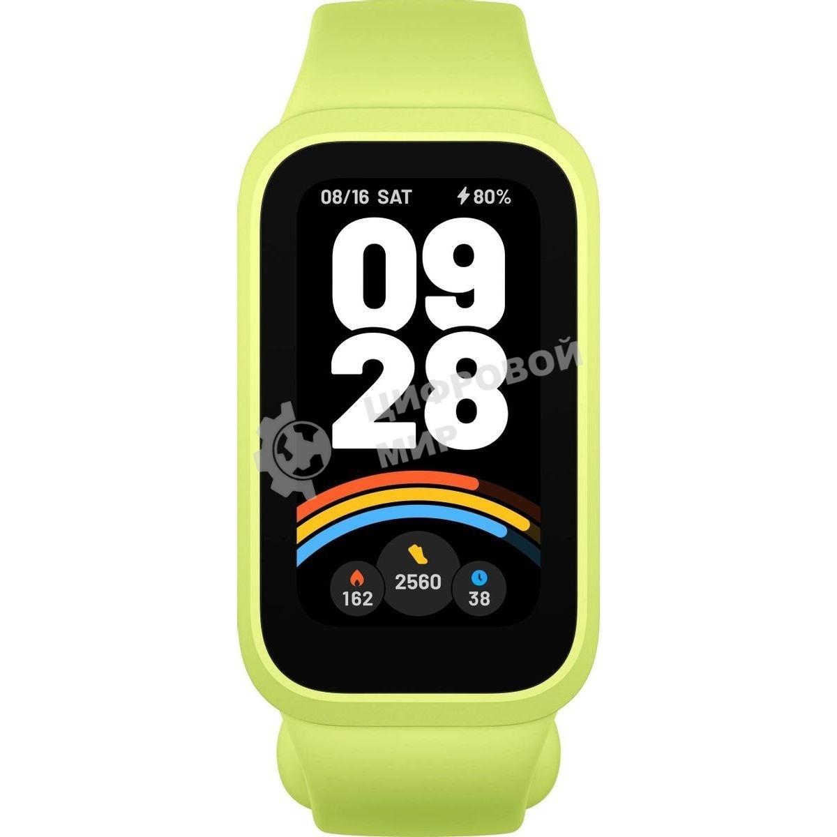 Фитнес-браслет Xiaomi Smart Band 9 Active TFT корп.:зеленый рем.:зеленый (BHR08L1GL)