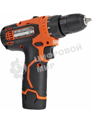 Дрель-шуруповерт Patriot BR 119Li, 12 В, 2 Ач, 30 Нм, щеточный