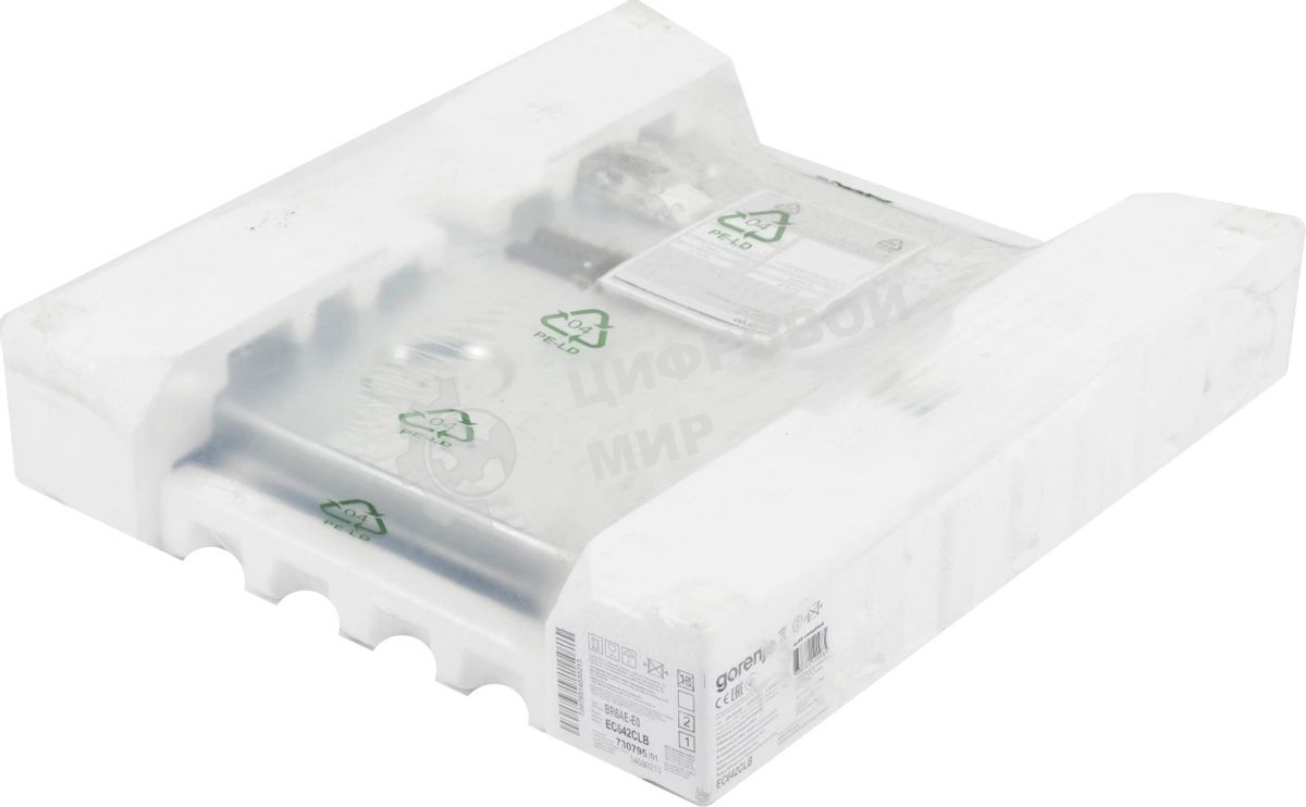 Варочная поверхность Gorenje EC642CLB, конфорок: 4 шт., стеклокерамика, независимая, черный