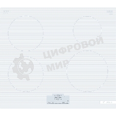 Индукционная варочная поверхность Bosch PUE612BB1J, 4 конфорки, стеклокерамика, 3000 Вт