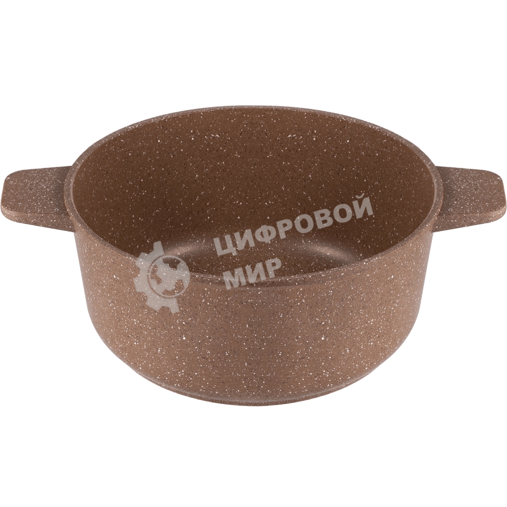 Кастрюля Maunfeld CARMEL MF24CRM01CR, 24 см, 4 л из литого алюминия со стеклянной крышкой