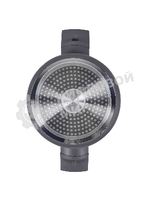 Кастрюля Maunfeld ASTRID MF24ASTR1CR из кованого алюминия со стеклянной крышкой, 24 см, 4.6 л