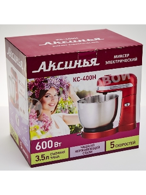 Миксер Delta Аксинья КС-400Н красный