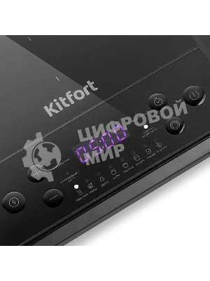 Плита Индукционная Kitfort КТ-158 черный стеклокерамика (настольная)