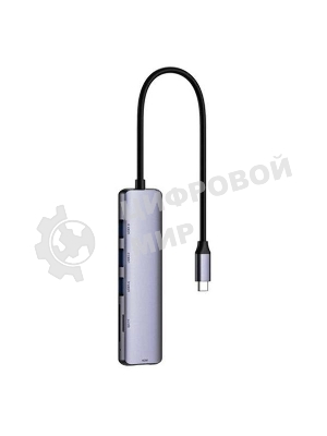 USB-концентратор Netac WF14, USB Type-C, USB/HDMI/MicroSD/SD, USB