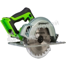Циркулярная пила (дисковая) Greenworks GD24CS (ручная) D диска.:185мм (1500907CUG)