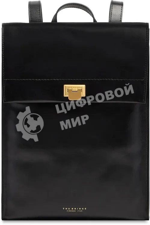 Рюкзак женский The Bridge Leila 04212601/30 черный натур.кожа