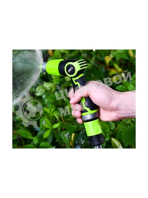 Пистолет-распылитель поливочный бескурковый Deli DL8072 3 режима распыления, диаметр шланга 3/4