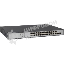 Коммутатор неуправляемый ORIGO 26x1000Base-T, 2x1000Base-X SFP, комплект для установки в 19