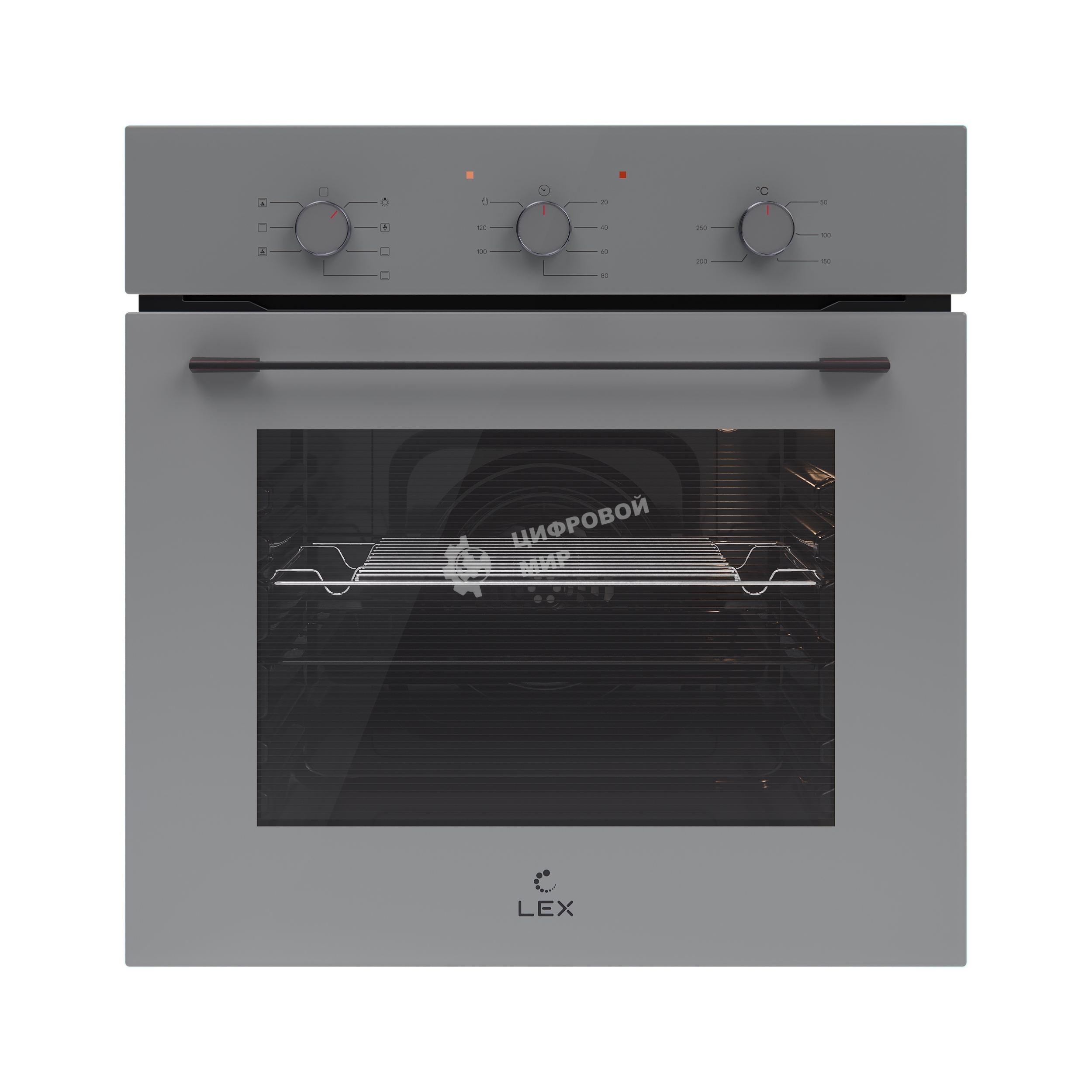 Духовой шкаф электрический LEX EDM 075 GR серый
