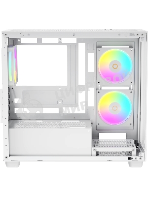 Компьютерный корпус Case Ocypus Gaммa C52 WH ARGB mATX/win/white/3 ARGB fans/no PSU/Tempered Glass