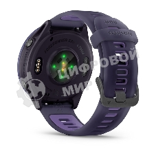 Умные часы Garmin Forerunner 570 фиолетовый, фиолетовый безель, фиолетовый ремешок 47мм