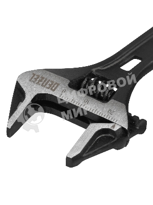 Ключ разводной Denzel 115 мм, CrV, кованый, укороченная рукоятка