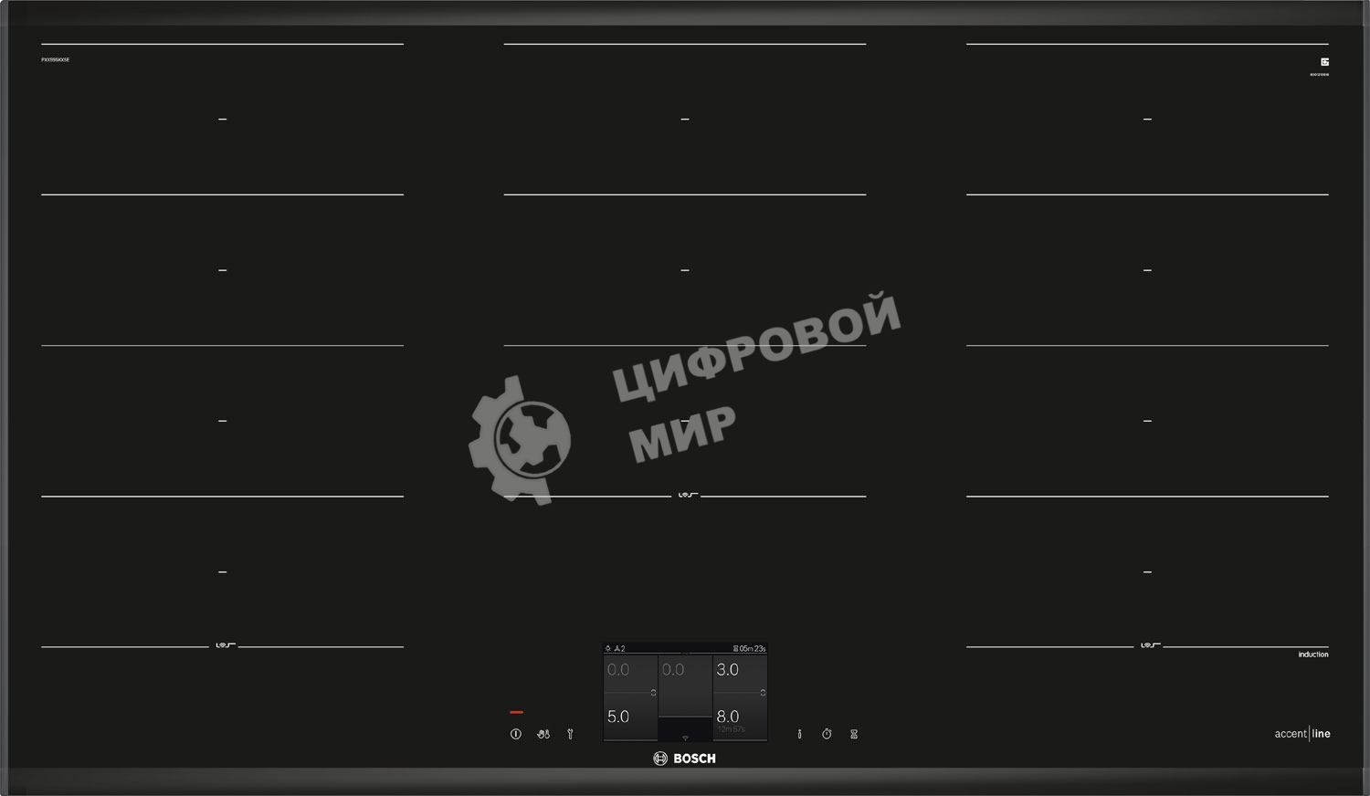 Индукционная варочная поверхность Bosch PXX995KX5E черный