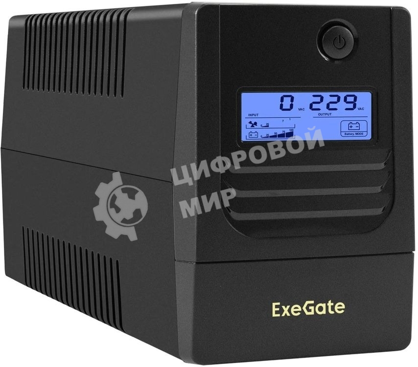 Источник бесперебойного питания ExeGate Smart LB-850.LCD.AVR.4C13 / 850 ВА / 510 Вт / 4 x IEC 320 C13