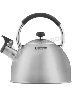 Чайник для плиты металлический Rondell Solo RDS-1608 2.5 л. стальной
