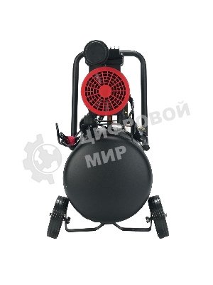 Компрессор поршневой P.I.T. PAC24-C1 безмасляный 110л/мин 24л 600Вт черный/красный