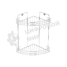 Полка угловая двухъярусная Рыжий кот W2672С-2 (005393)