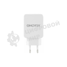 Сетевое зарядное устройство ENERGY ET-32, 2,1А, белый (104290)